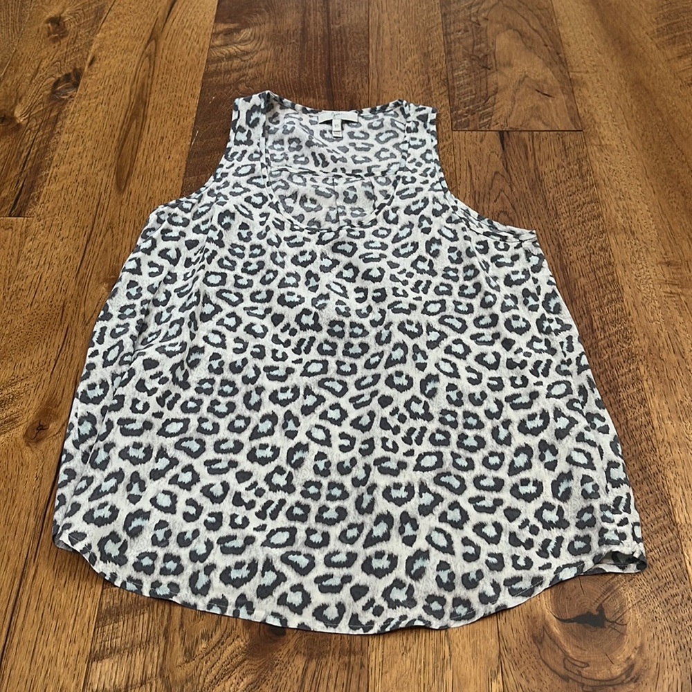 Joie Woman’s Leopard Print Silk Tank Size XS